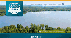 Desktop Screenshot of campingleroux.com