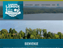 Tablet Screenshot of campingleroux.com
